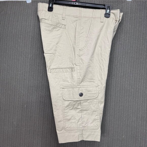 George Mens Size 30 Below The Knee Bowery Cargo Shorts Comfort Waist & Stretch - Picture 3 of 9